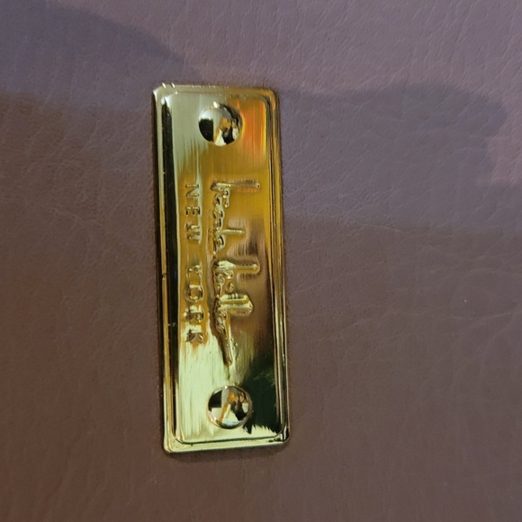 Nicole Miller New York Purple and Silver Peekaboo Purse, Tags Attached. - Picture 4 of 16